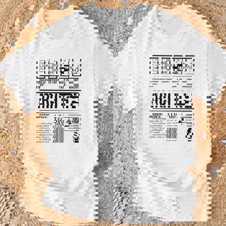 Drôle Darchitecture Humour Architecte T-Shirt Cadeaux pour les vieillards