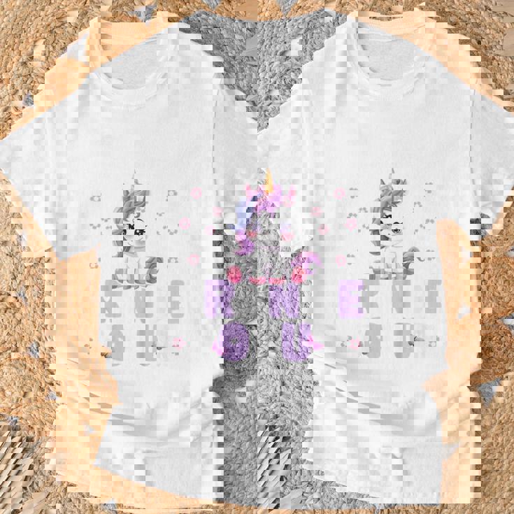 Enfant Future Grande Soeur Licorne Grossesse Future Grande Soeur T-Shirt Cadeaux pour les vieillards
