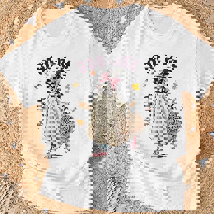 Boo-Jee Ghost Halloween Boo Jee Ghost Spooky Season T-Shirt Gifts for Old Men