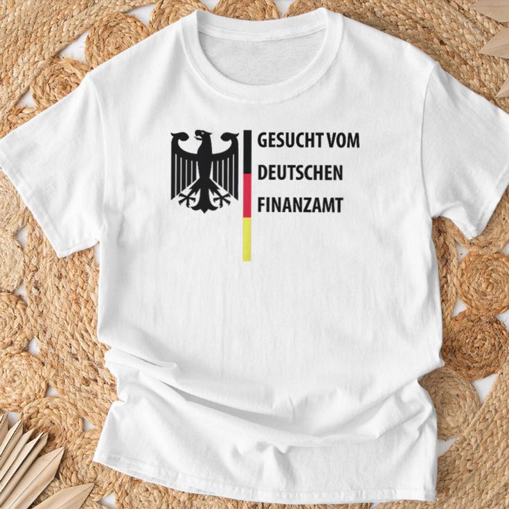 Gesuchtom Deutschen Finanzamt Fun T-Shirt Geschenke für alte Männer