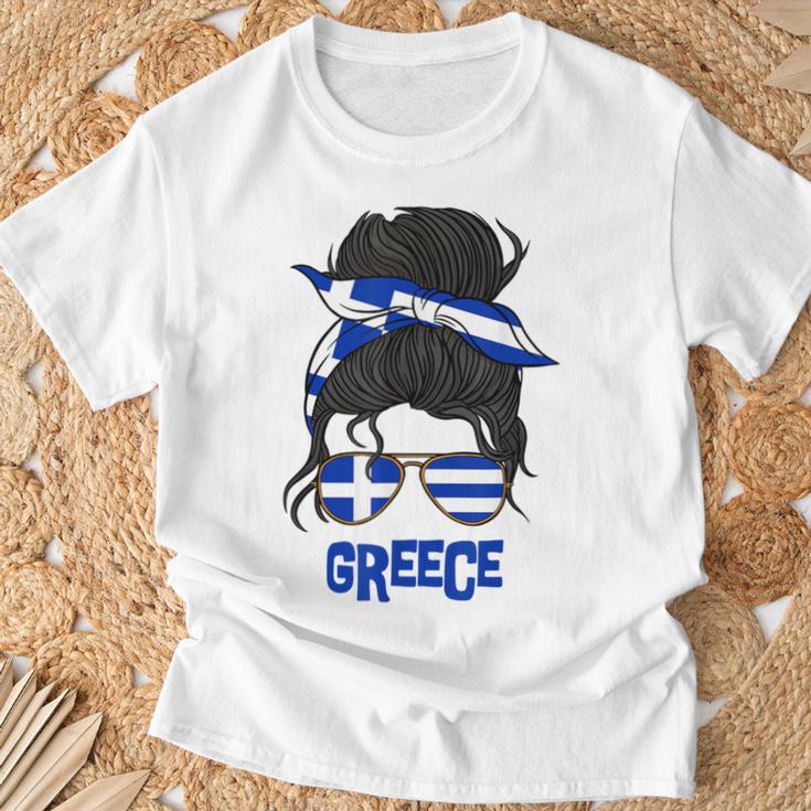 Greece For Girls Greek Flag For Greece S T-Shirt Geschenke für alte Männer