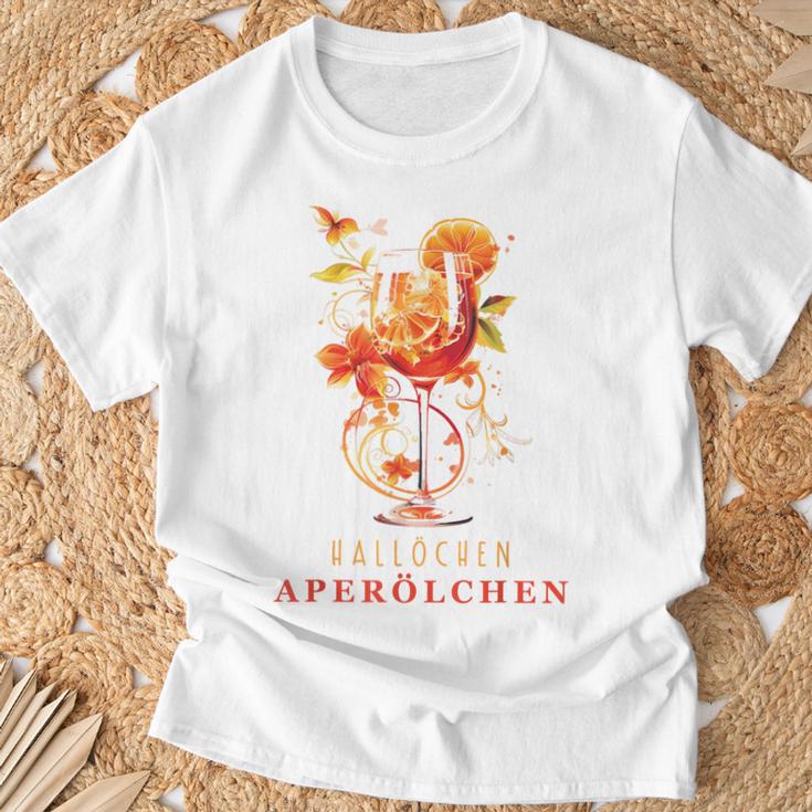 Hallöchen Aperölchen Outfit Summer Party Cocktail Spritz T-Shirt Geschenke für alte Männer