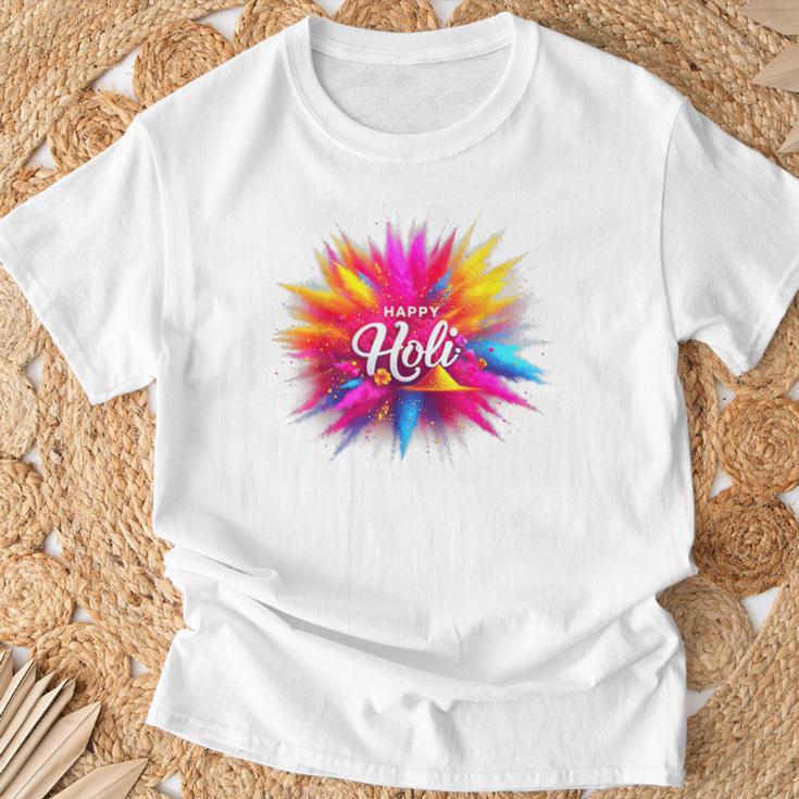 Happy Holi Festival Of Colours T-Shirt Geschenke für alte Männer