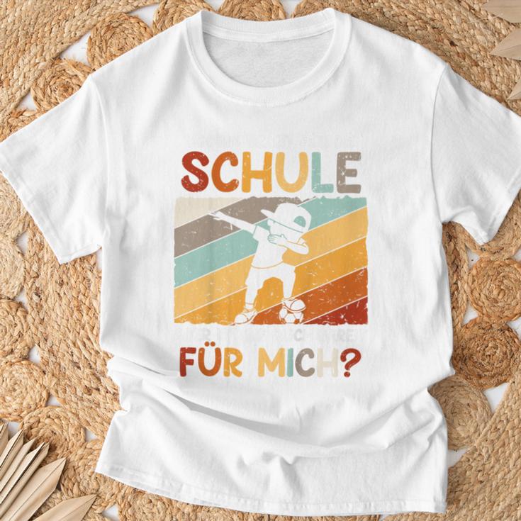 Ich Bin Bereit Für Die Schule Aber Ist Sie Bereit Für Mich German T-Shirt Geschenke für alte Männer