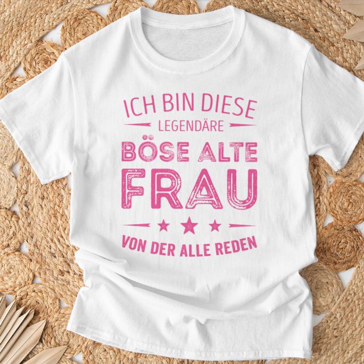 Ich Bin Dieser Legendary Evil Alte Frauon Der Alle Reden Long-Sleeved T-Shirt Geschenke für alte Männer