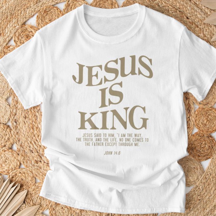 Jesus Is King Jesus John 14 T-Shirt Geschenke für alte Männer