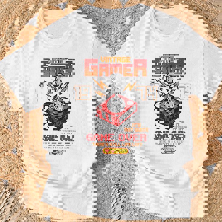 Jugadorintage Desde 1974 Juegos De Cumpleaños Divertidos Camiseta unisex Regalos para ancianos