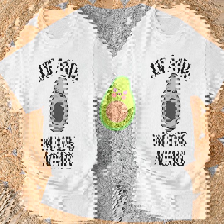 Just A Girl Who Loves Avocados Camiseta unisex Regalos para ancianos