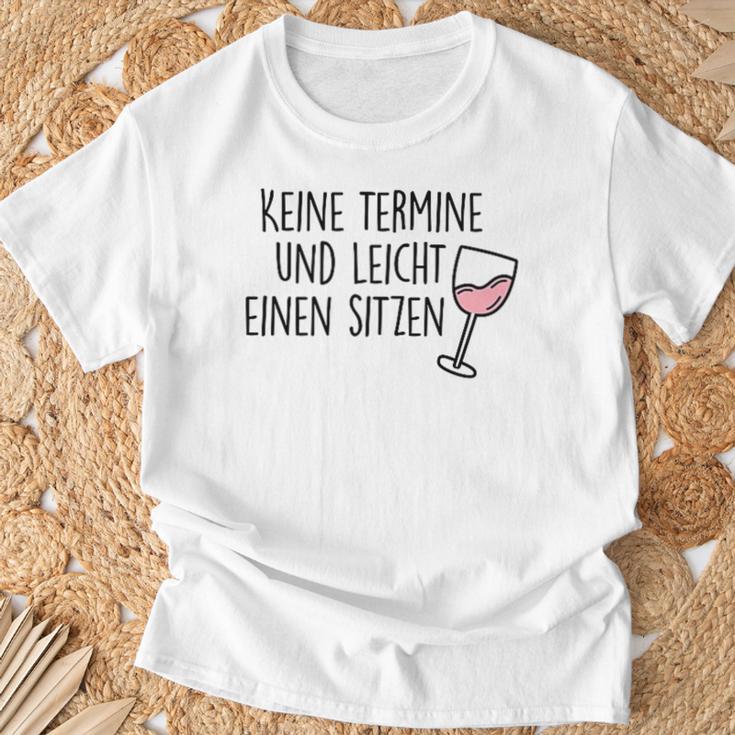 Keine Aermin Und Leicht Einen Sitz No Appointment And Easy Sitting German Lang T-Shirt Geschenke für alte Männer