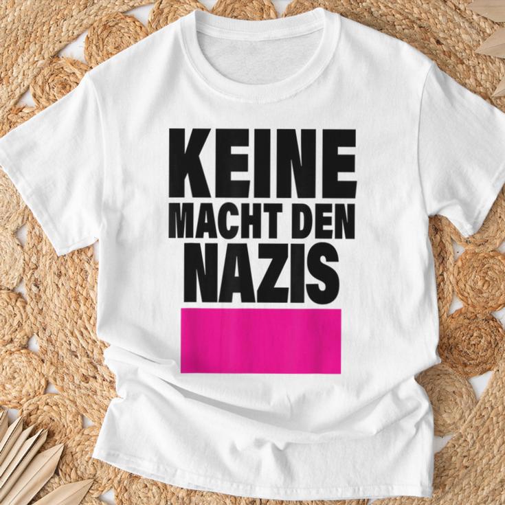 Keine Macht Den S Anti Rassismus Nzs Rechtsextemismus T-Shirt Geschenke für alte Männer