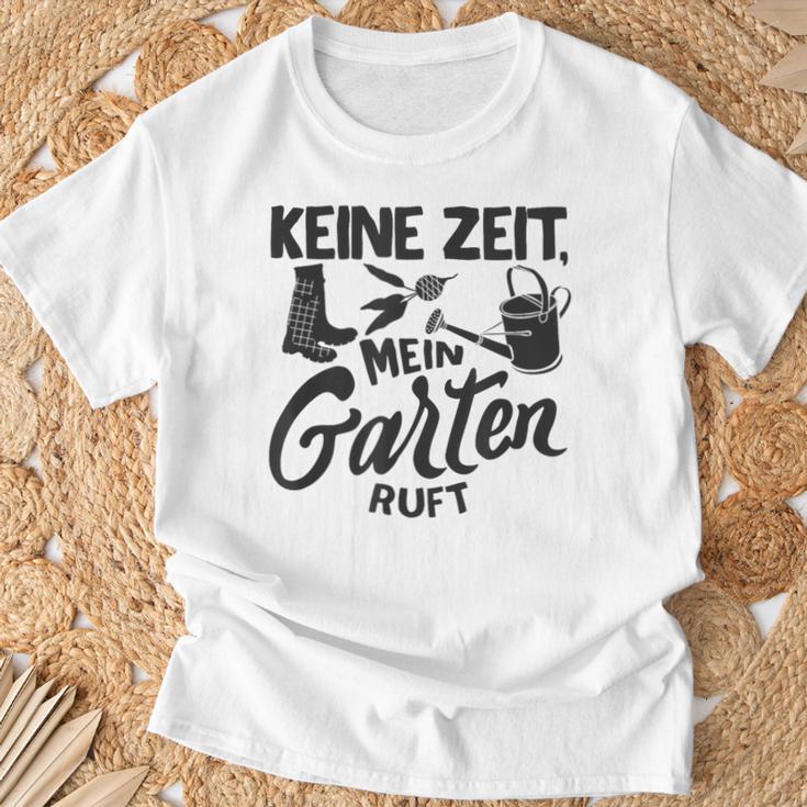 Keine Zeit Mein Garten Ruft No Time My Garden Ruft T-Shirt Geschenke für alte Männer