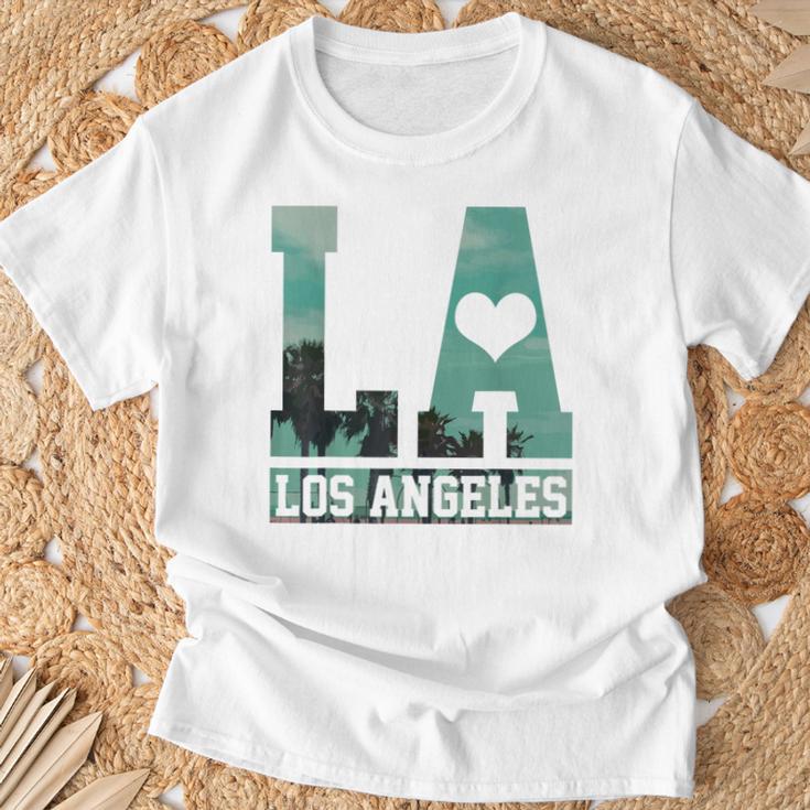 Los Angelesintage California Usa America Souvenir T-Shirt Geschenke für alte Männer