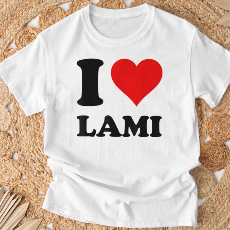 I Love Lami T-Shirt Geschenke für alte Männer