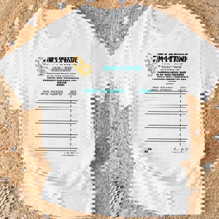 Maglia Divertente Firma La Petizione Salva Lo Sposo Maglietta Regalos para ancianos