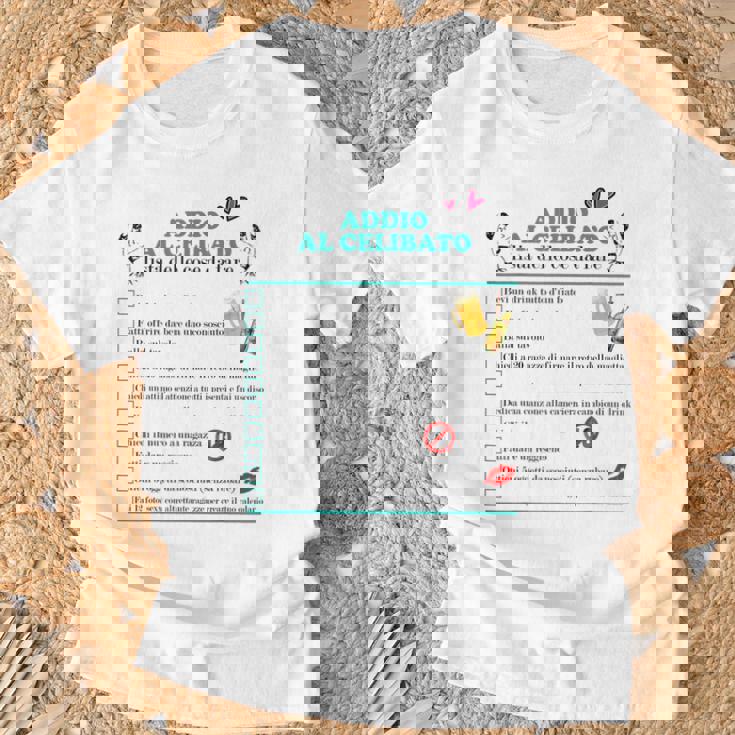Maglia Sposo Addio Al Celibato Lista Delle Cose Da Fare Maglietta Regalos para ancianos