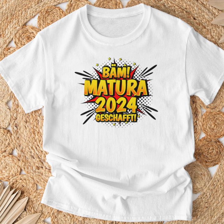 Matura Geschafft 2024 T-Shirt Geschenke für alte Männer