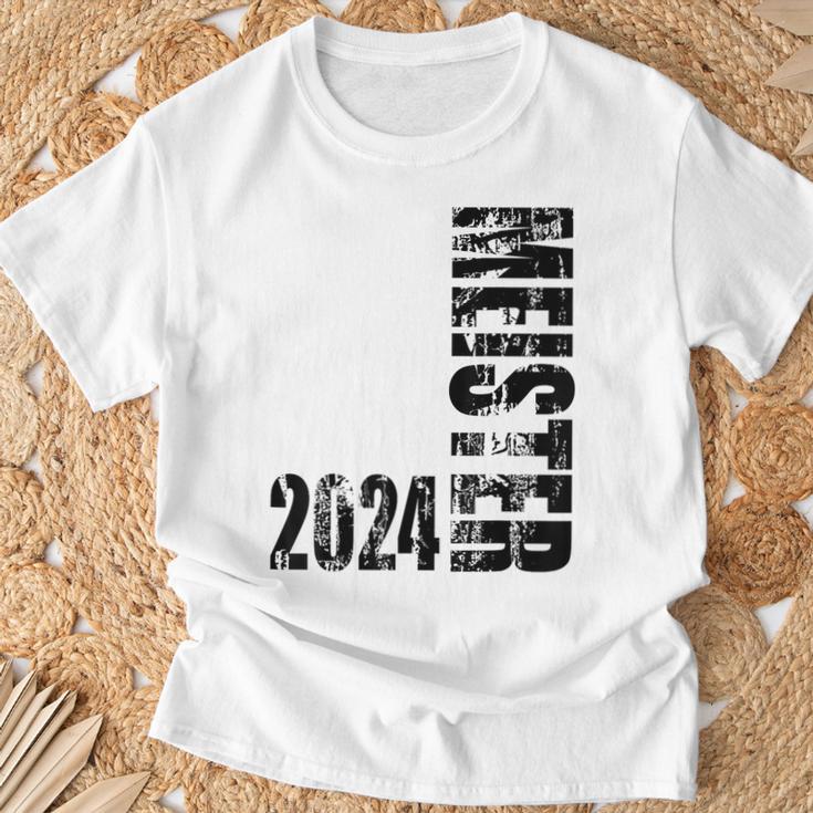 Meister 2024 Aufsteigerintage Motif Team Football Fun T-Shirt Geschenke für alte Männer