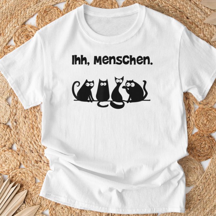 Her Menschen Cat Cat Motif T-Shirt Geschenke für alte Männer