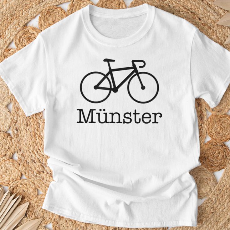 Münster Leeze Bicycle Münsterland Principalmarkt Gray S T-Shirt Geschenke für alte Männer