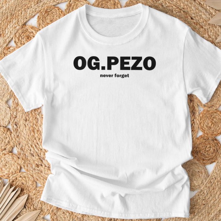 Og Pezo Never Forget T-Shirt Geschenke für alte Männer