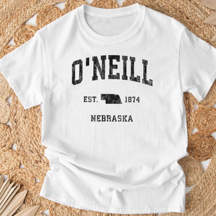 O'neill Nebraska Ne Sports intage Gray T-Shirt Geschenke für alte Männer