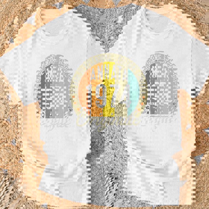 Originale 1974 Edizione Limitata Anni 50 Compleanno Maglia A Manica Maglietta Regalos para ancianos