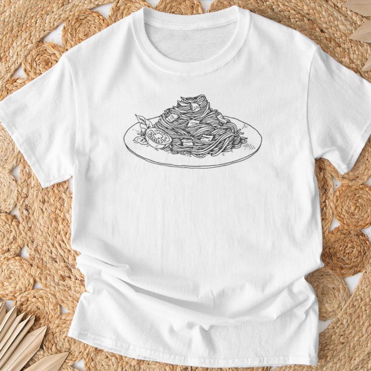 Pasta Noodle Spaghetti Women's Children's T-Shirt Geschenke für alte Männer