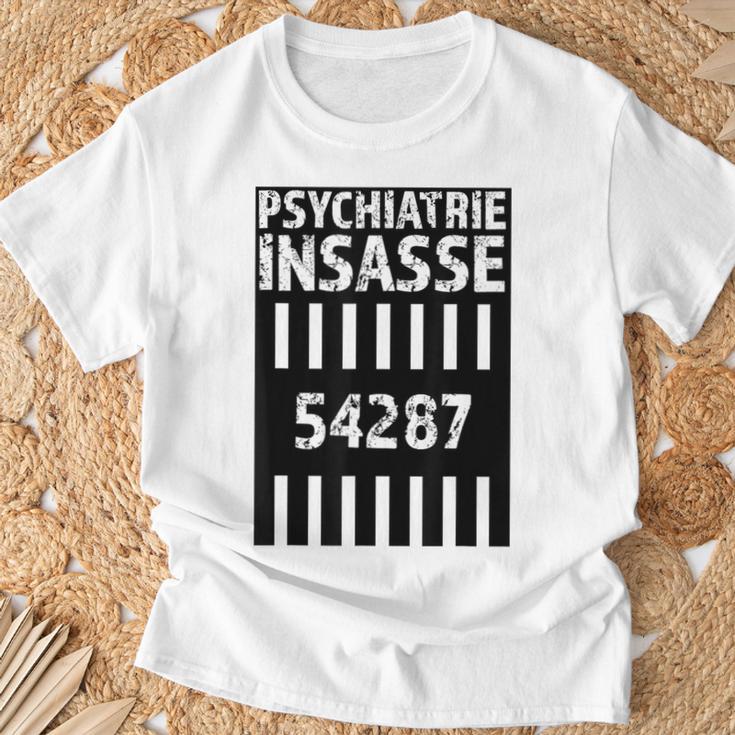 Psychiatrie Insasse 54287 Kostüm Knast Gefängnis T-Shirt Geschenke für alte Männer