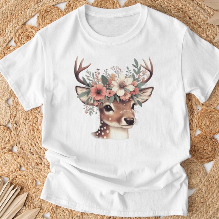 Reh Damen Reh Kostüm Kinder Carnival Reindeer T-Shirt Geschenke für alte Männer