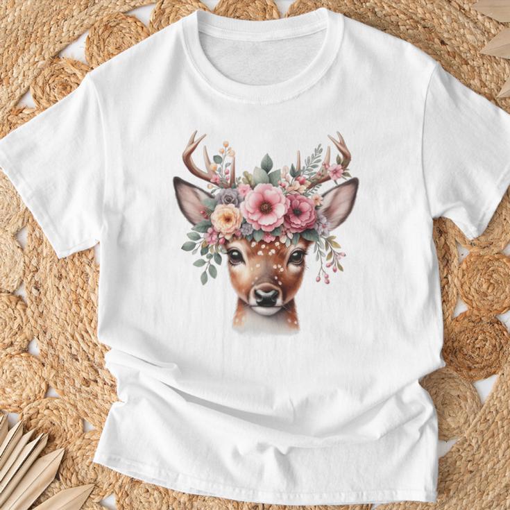 Reh Damen Reh Kostüm Kinder Carnival Reindeer T-Shirt Geschenke für alte Männer