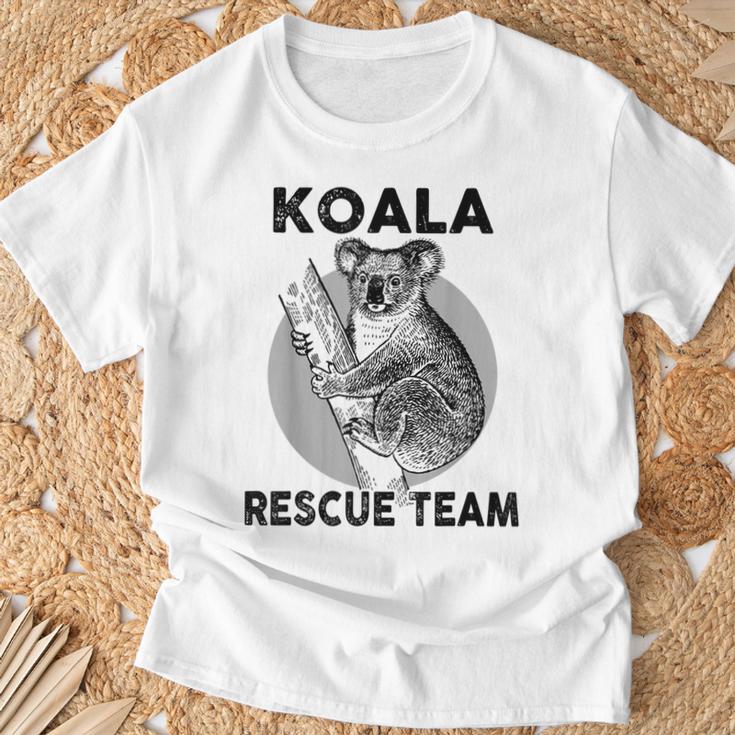 Rettet Den Koalabärintage Animals Outfits Rescue Australia T-Shirt Geschenke für alte Männer