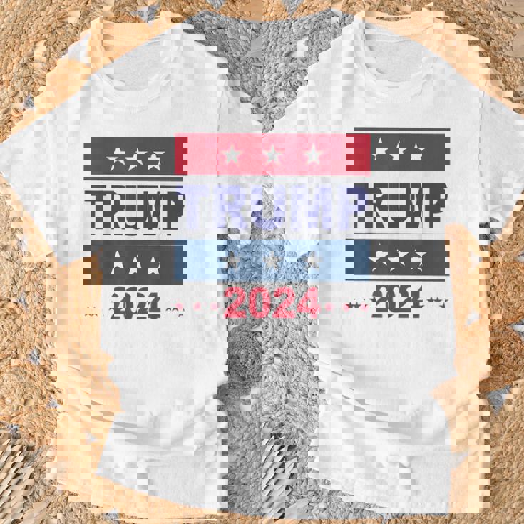 S Trump 2024 Elecciones Estadounidenses Estados Unidos Regresa A Las Elecciones Camiseta unisex Regalos para ancianos