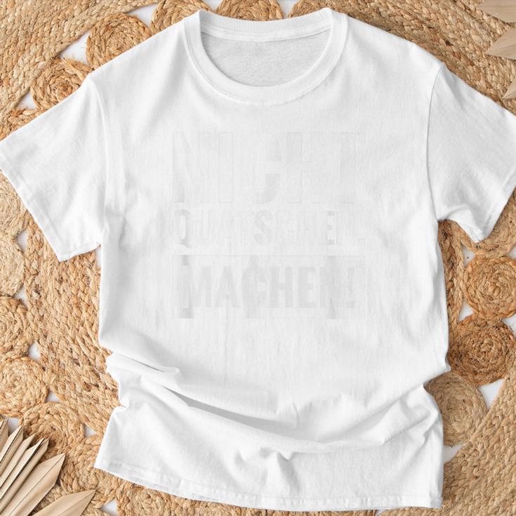 Sanitary Nicht Quatschen Machen T-Shirt Geschenke für alte Männer