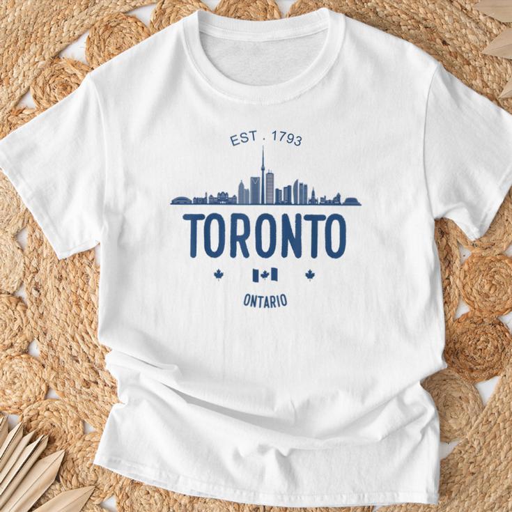 Skyline Toronto Canada T-Shirt Geschenke für alte Männer