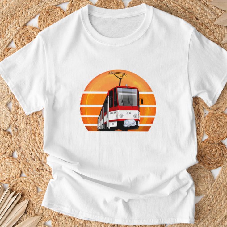 Straßenbahn Yoga Lustiges Strassenbahn Kt4d Straßenbahn T-Shirt Geschenke für alte Männer