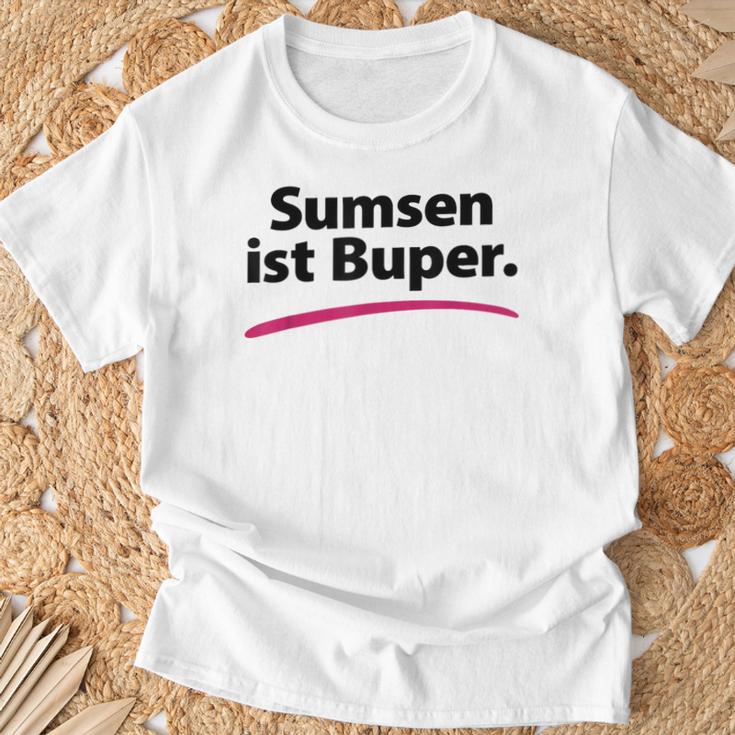 Sumsen Ist Buper Word Game Slogging T-Shirt Geschenke für alte Männer