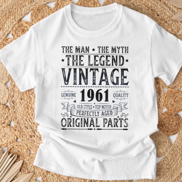 Vintage 1961 S Für Herren Retro 1961 Geburtstag T-Shirt Geschenke für alte Männer