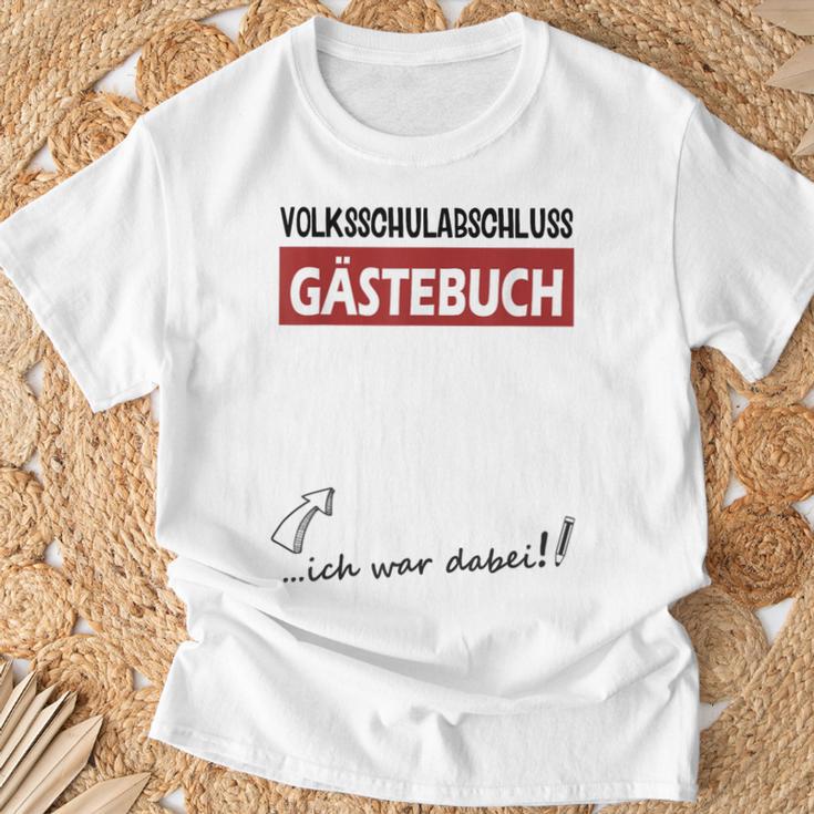 Volksschule Geschafft Popular School Graduation Guest Book 4 Class S T-Shirt Geschenke für alte Männer