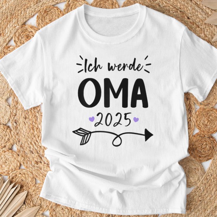 Women's Ich Werde Oma 2025 T-Shirt Geschenke für alte Männer