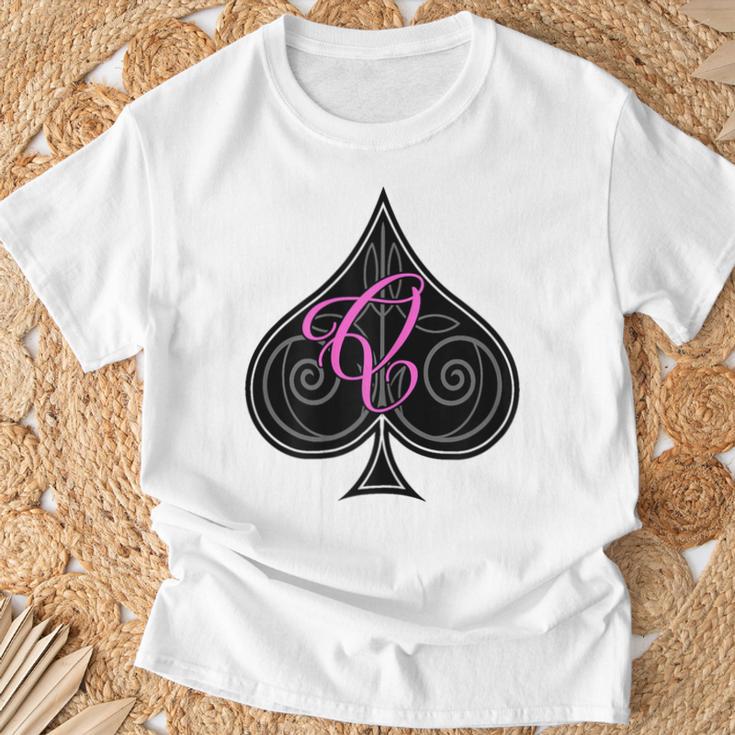 Women's Queen Of Spades Hot Wife Swinger T-Shirt Geschenke für alte Männer