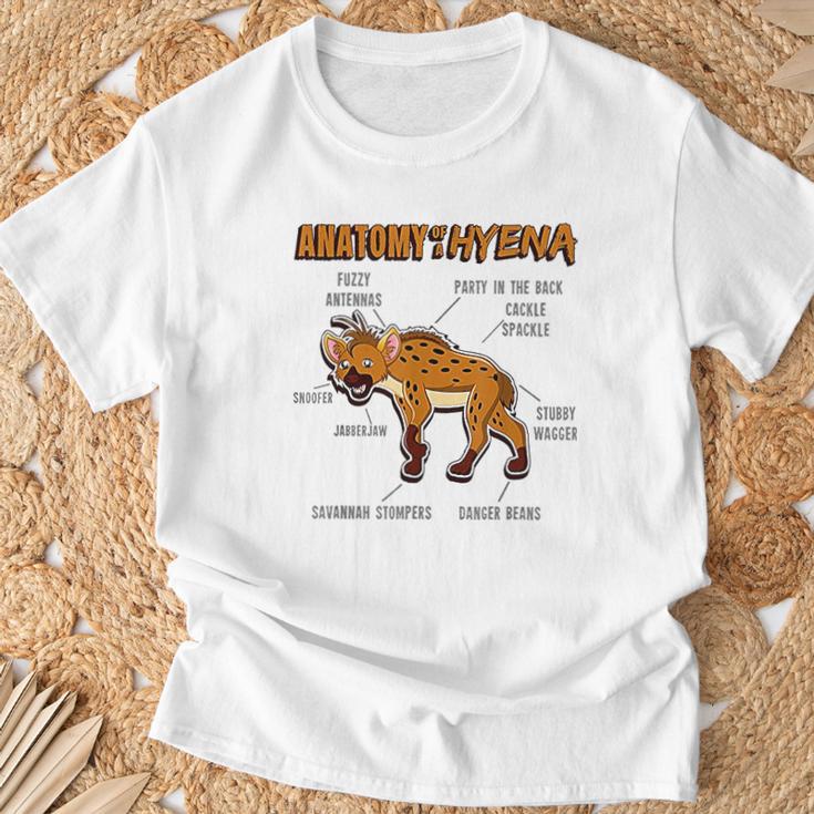 Zoo Animal Anatomy Of A Hyena Furry T-Shirt - Thegiftio