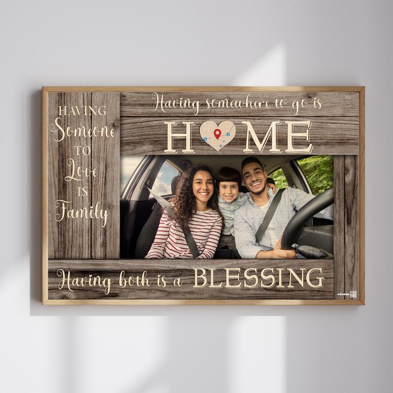 Heartfelt Map Canvas - Custom Home Location Keepsake Art Heartfelt Map Canvas - Custom Home Location Keepsake Art