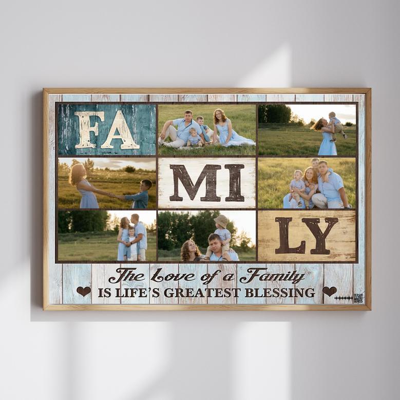 Love of A Family Custom Canvas Gift for Family | Familywalldecor DE