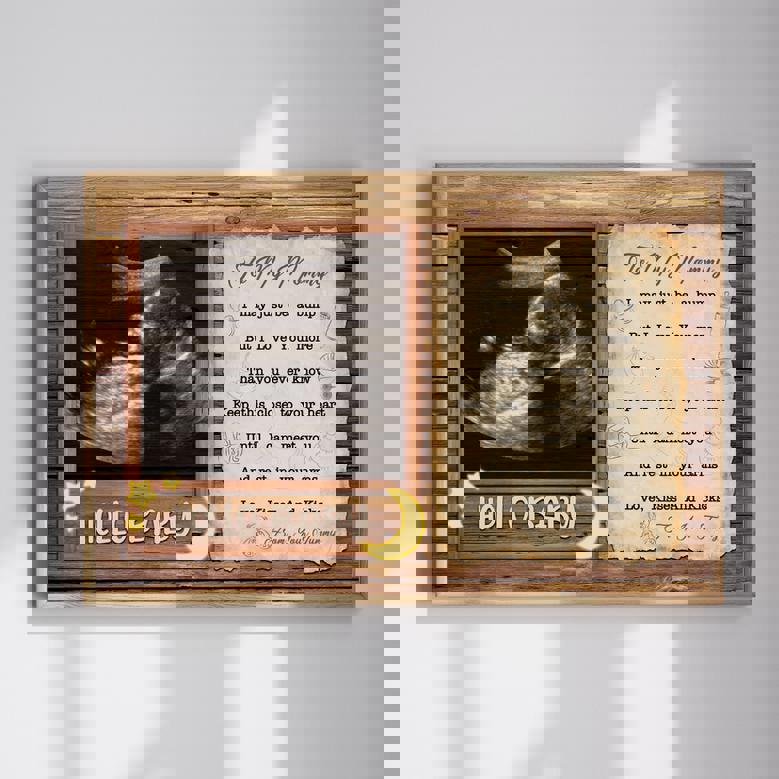 New Mom's Ultrasound Canvas - Heartfelt Keepsake Gift