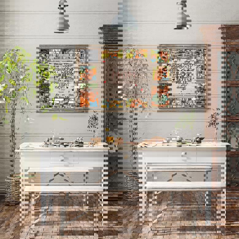 Custom Canvas Gift for Mom - Cherish Family Love & Defining Words