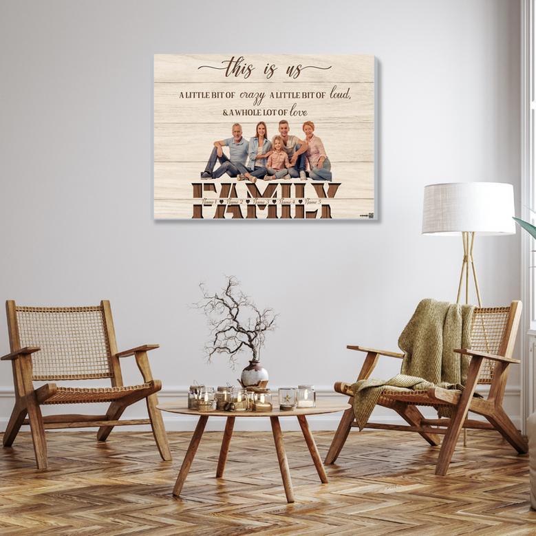 This Is Us Custom Family Photo | Familywalldecor CA