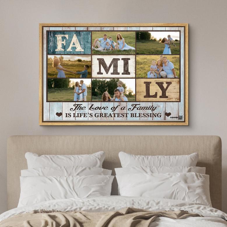 Love of A Family Custom Canvas Gift for Family