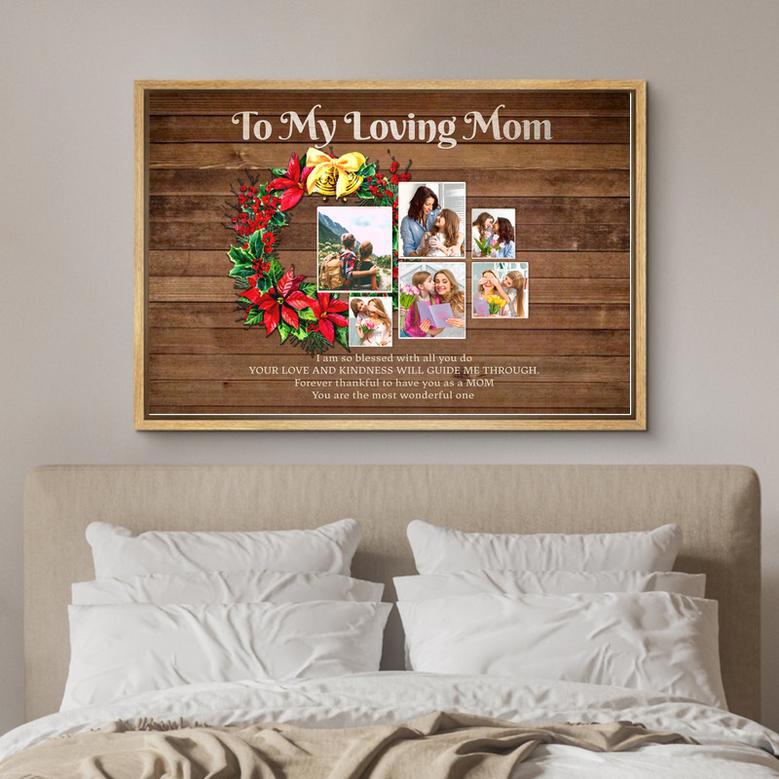 To My Loving Mom Canvas - Heartfelt Christmas Gift for Mom