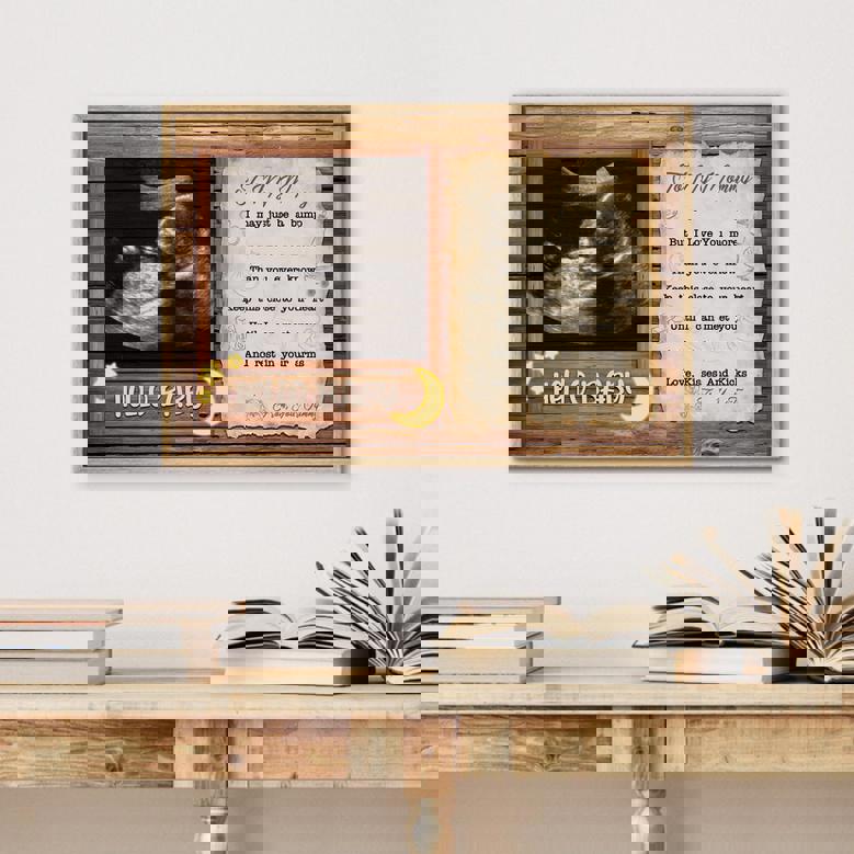 New Mom's Ultrasound Canvas - Heartfelt Keepsake Gift