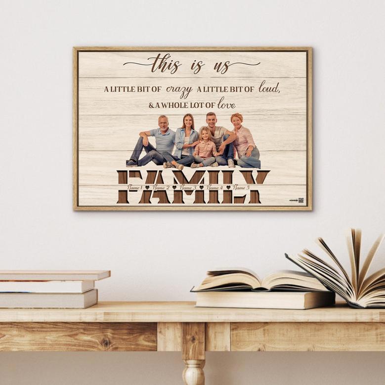 This Is Us Custom Family Photo | Familywalldecor CA